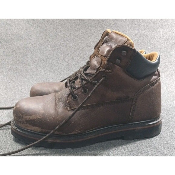 C.E. Schmidt Work Boot Men Size 12W Brown Leather Safety Steel Toe Waterproof main image 13